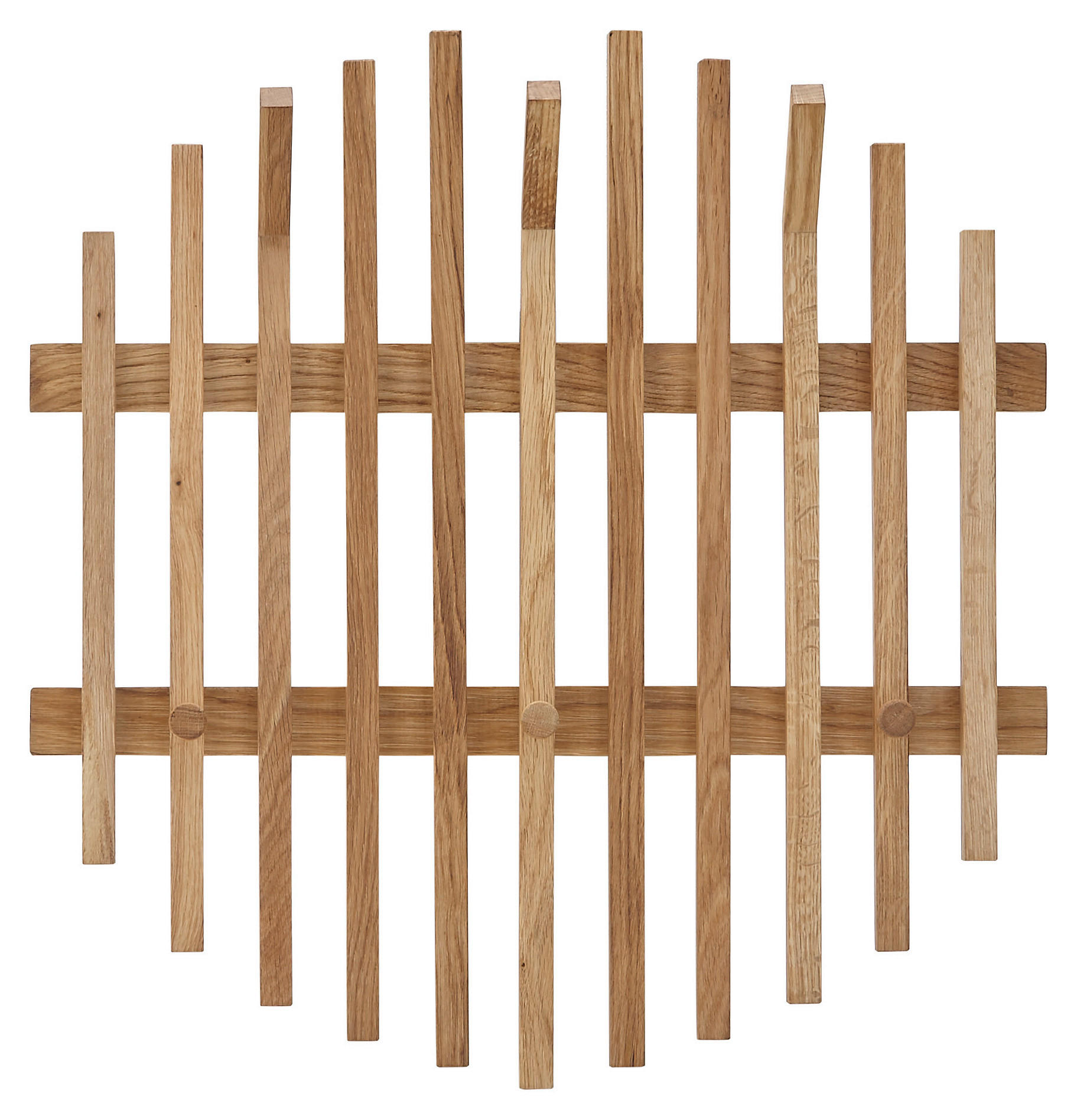 GARDEROBENPANEEL  in 58/60/11 cm  - Naturfarben, Basics, Holz (58/60/11cm)