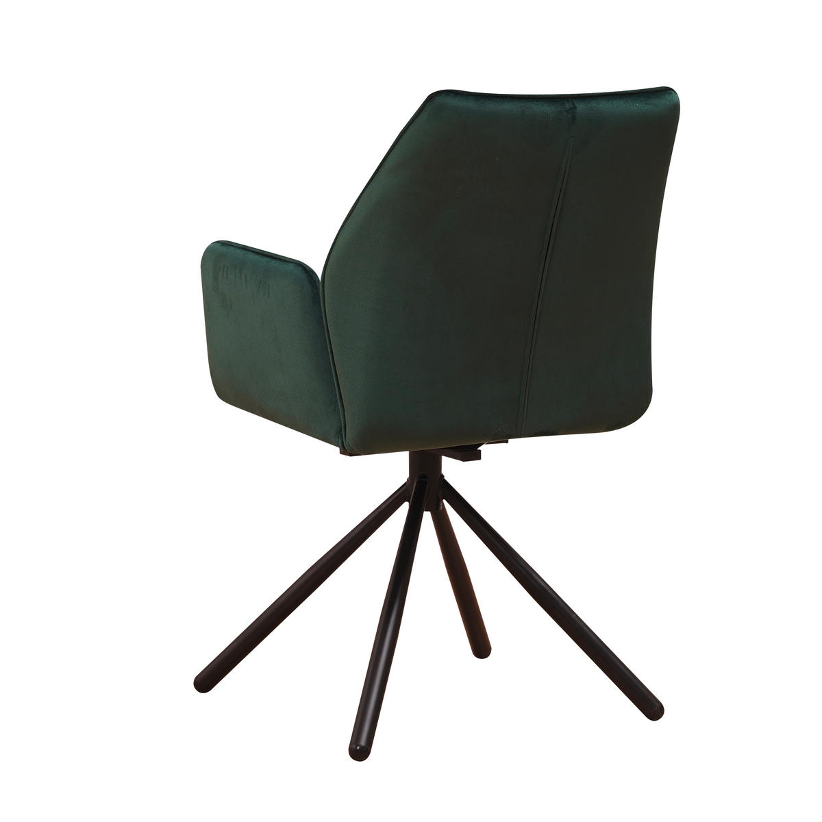 SADA STOLIČIEK S PODRÚČKAMI 2 kus - čierna/zelená, Modern, kov/textil (57,5/92/52cm) - MID.YOU