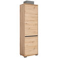 GARDEROBENSCHRANK  in 60/195/38 cm  - Anthrazit/Schwarz, MODERN, Holzwerkstoff (60/195/38cm) - Xora