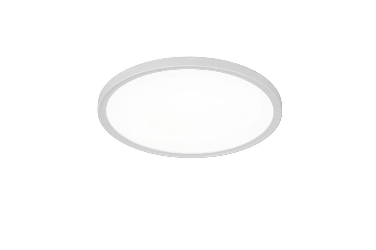 LED-DECKENLEUCHTE     - Weiss, Basics, Kunststoff (29/3cm)
