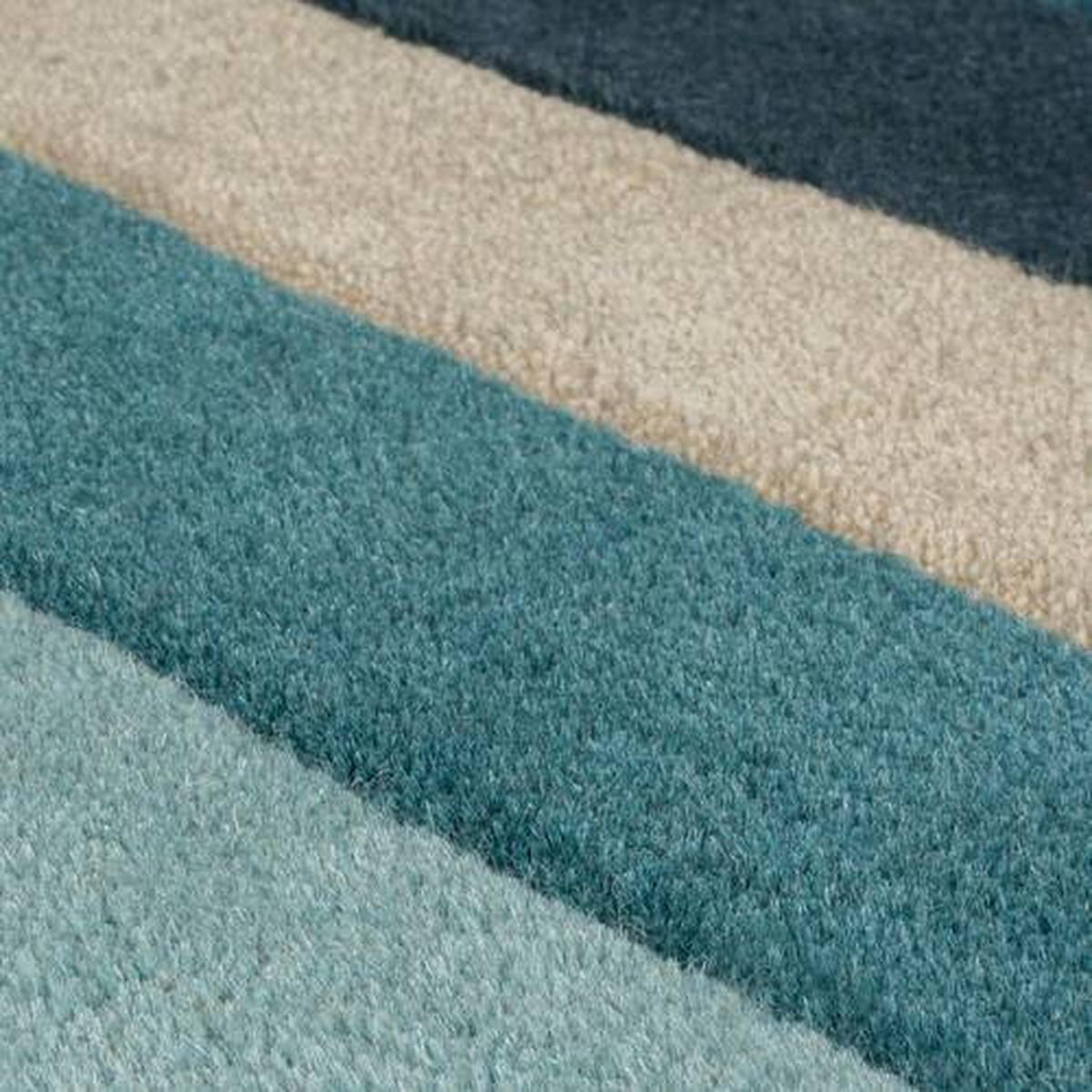 WOLLTEPPICH 180/120 cm Petrol  - Petrol, Basics, Textil (180/120cm)