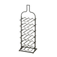 WEINREGAL  - Schwarz, Basics, Metall (31/22/91cm) - Boltze Home