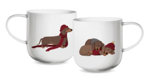 BECHER coppa xmas    - Bordeaux/Braun, KONVENTIONELL, Keramik (9,2/9,5cm) - ASA
