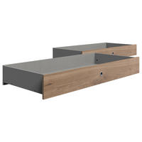 BETTKASTEN Plankeneiche  - Plankeneiche, KONVENTIONELL, Holzwerkstoff/Kunststoff (141/20/61cm) - Carryhome