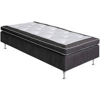 RAMSÄNG 105/200 cm  i mörkgrå  - mörkgrå/aluminiumfärg, Klassisk, metall/trä (105/200cm) - Best Price