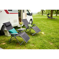 GARTEN-RELAXSESSEL 69/124/84 cm  - Anthrazit, KONVENTIONELL, Textil/Metall (69/124/84cm) - Siena Garden