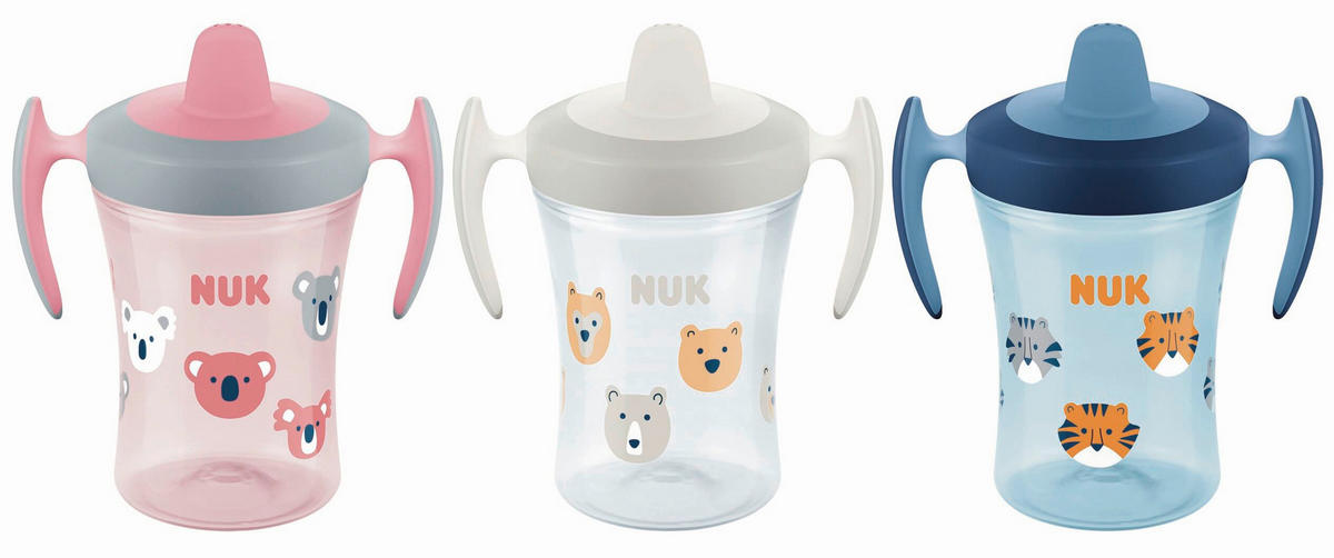 TRINKBECHER - Blau/Rosa, KONVENTIONELL, Kunststoff (8,3/11,2/18cm) - NUK