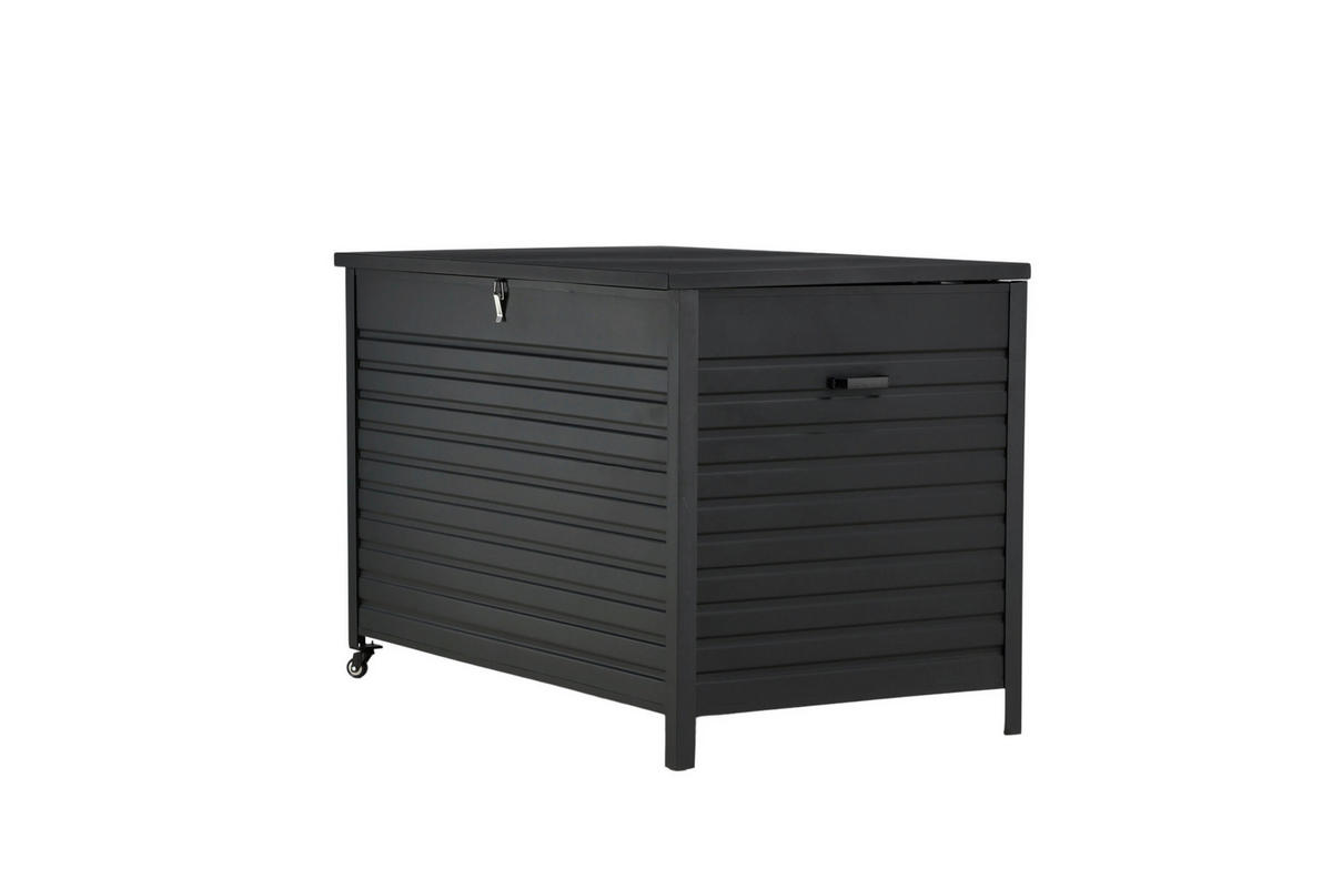 KUDDBOX - svart, Modern, metall/textil (150/100/90cm) - Gardenson