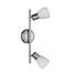 LED-STRAHLER - Weiß/Nickelfarben, KONVENTIONELL, Glas/Metall (34/18/9cm) LED-STRAHLER - Weiß/Nickelfarben, KONVENTIONELL, Glas/Metall (34/18/9cm)