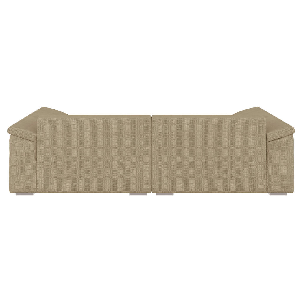 Thumbnail - Mid.you Bigsofa Termini, Beige, Textil, 260x98x123 cm, Wohnzimmer, Sofas & Couches, Sofas, Bigsofas