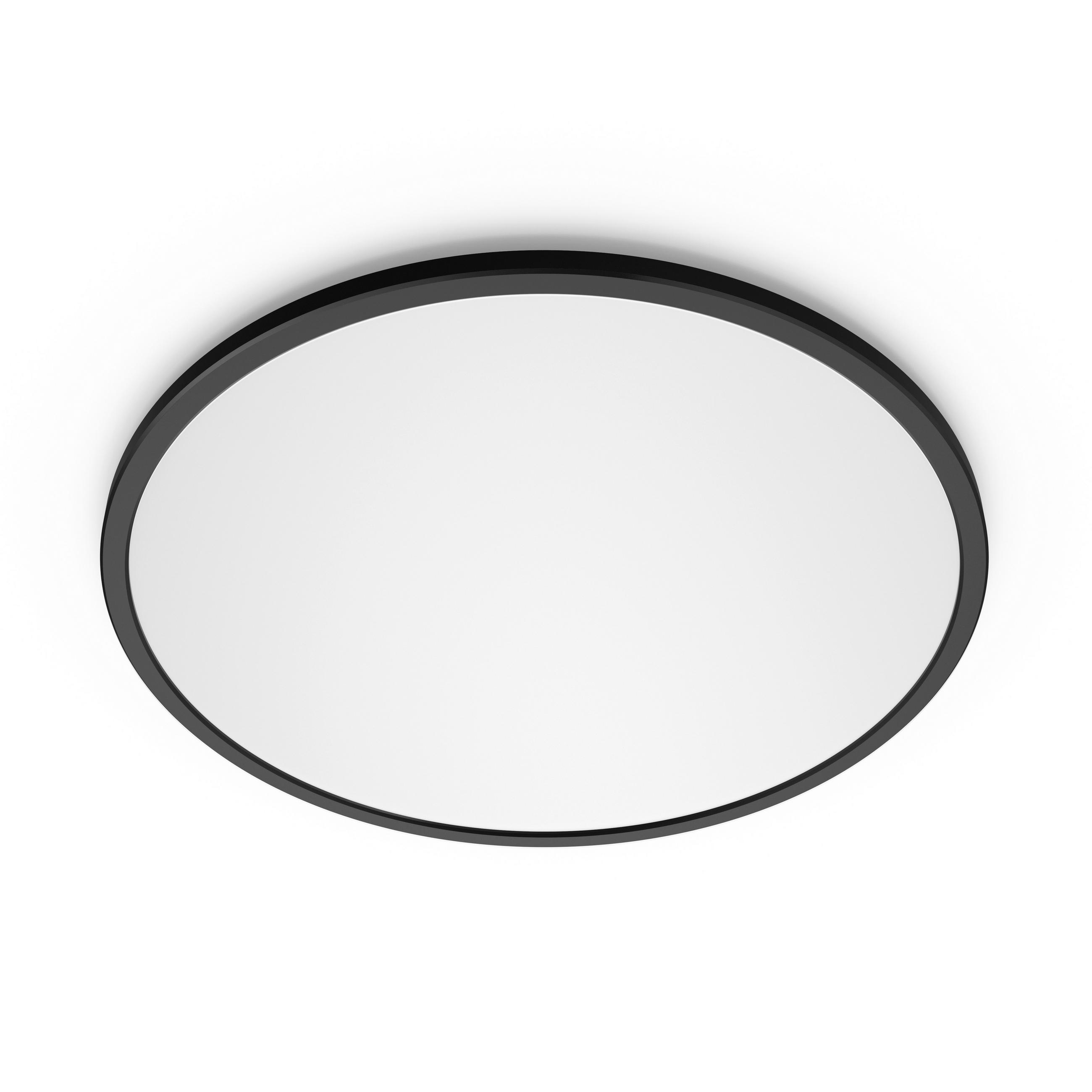 LED-DECKENLEUCHTE Superslim CL550 29,5/29,5/2,3 cm   - Schwarz, Basics, Kunststoff (29,5/29,5/2,3cm) - Philips