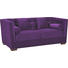 SCHLAFSOFA Mikrofaser Lila - Wengefarben/Lila, Design, Holz/Textil (208/84/98cm) - Carryhome