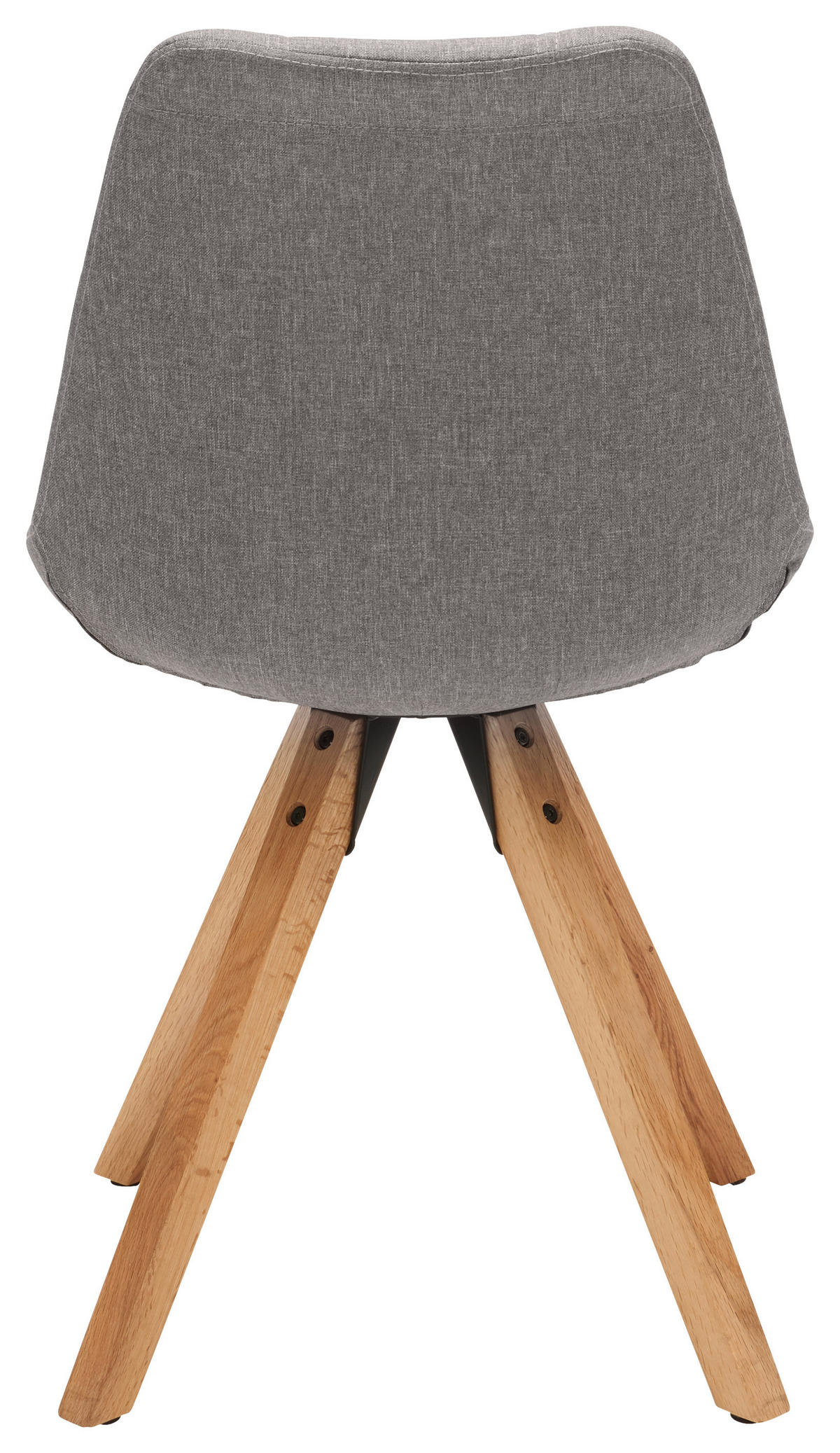 STOLICA  boje hrasta, svijetlo siva  drvo, tekstil      - boje hrasta/svijetlo siva, Moderno, drvo/tekstil (49/87,5/56cm) - Xora