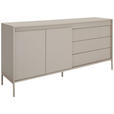 SIDEBOARD  in 160/77/40 cm  - Kaschmir, Design, Holzwerkstoff/Metall (160/77/40cm) - Xora