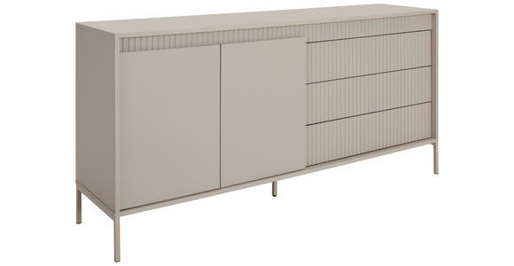 SIDEBOARD  in 160/77/40 cm  - Kaschmir, Design, Holzwerkstoff/Metall (160/77/40cm) - Xora