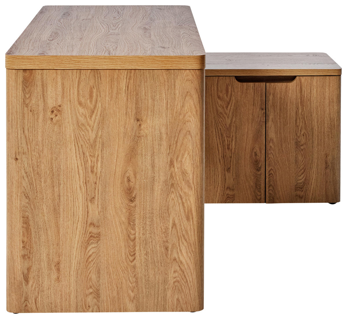 ECKSCHREIBTISCH 140/118/76 cm  in Eichefarben  - Eichefarben, Modern, Holzwerkstoff (140/118/76cm) - Livetastic