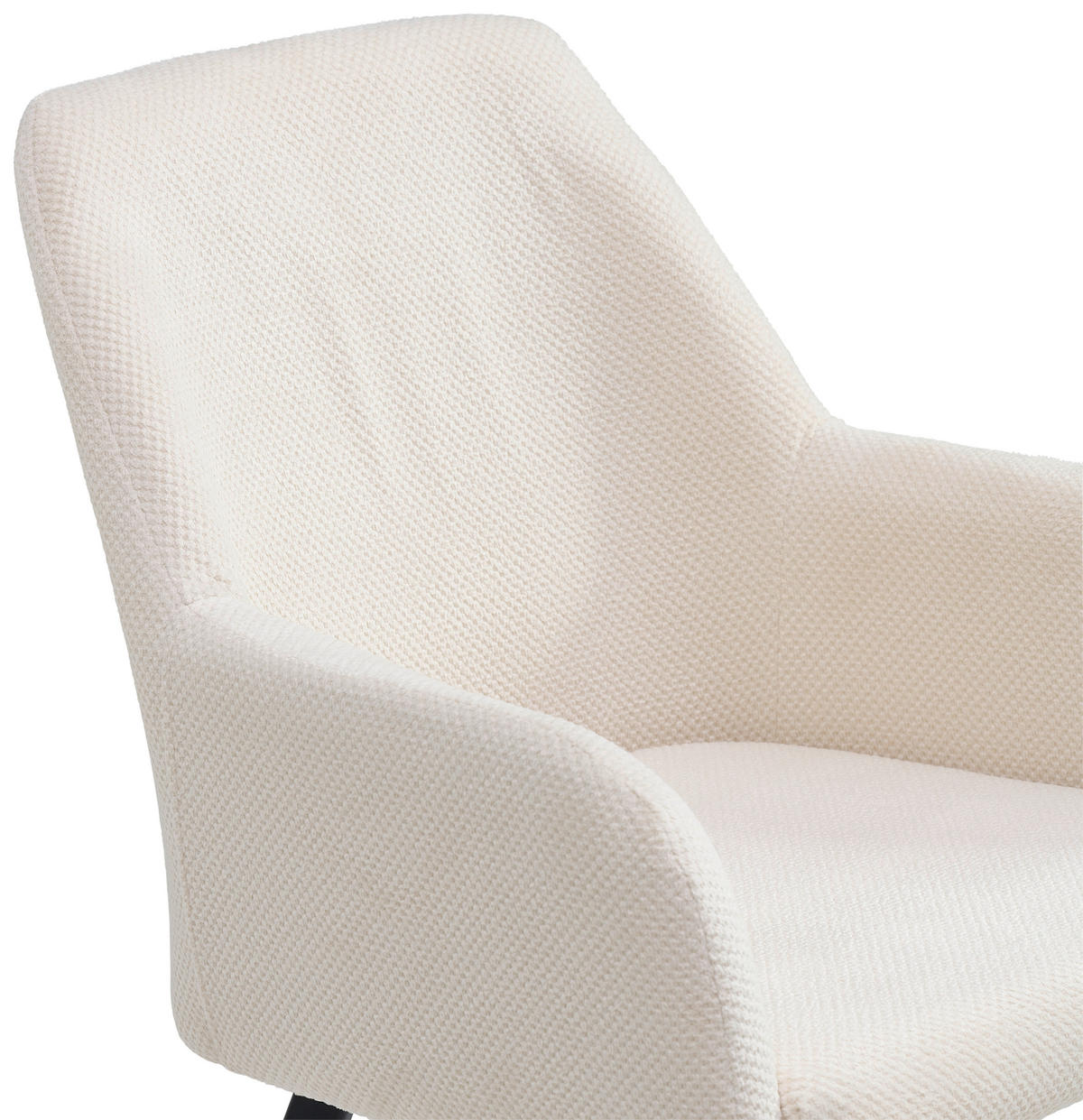 ŽIDLE S PODRUČKAMI, železo, tkaná látka, béžová, černá - černá/béžová, Lifestyle, kov/textil (56/87/60cm) - MID.YOU
