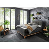 BOXBETT 120/200 cm  in Anthrazit  - Eichefarben/Anthrazit, MODERN, Holz/Textil (120/200cm) - Livetastic