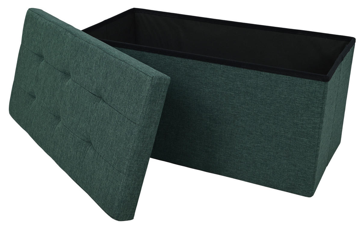 SITZBOX  - Grün, Design, Textil (76/38/38cm) - Carryhome