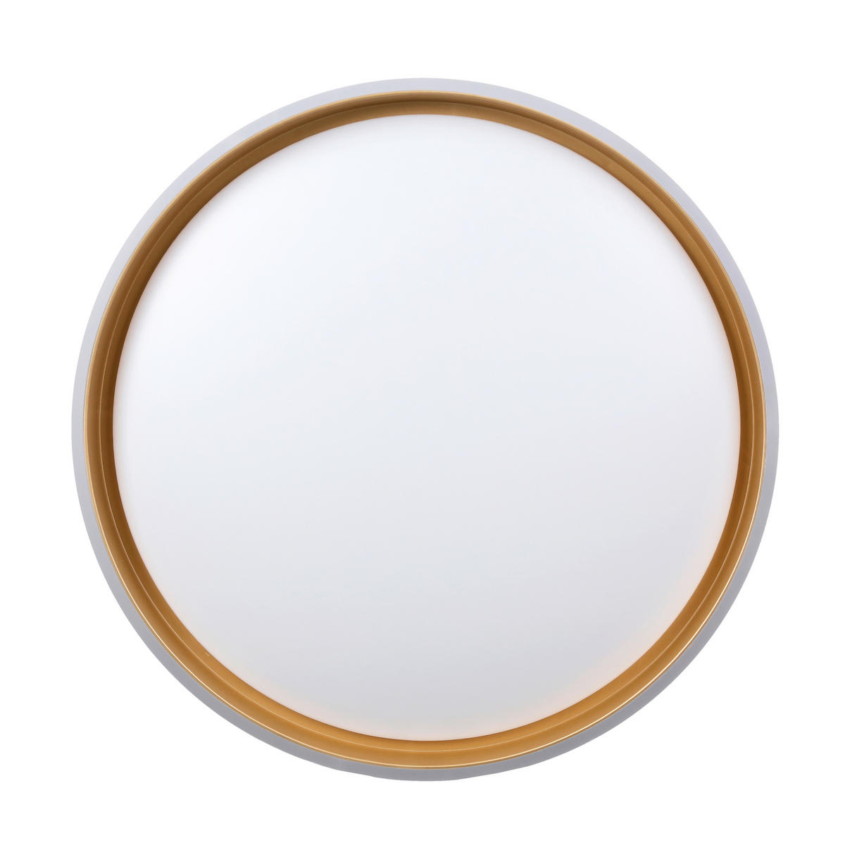 LED-TAKLAMPA Florida 38/38/7.5 cm  - vit/svart, Klassisk, metall/plast (38/38/7.5cm)