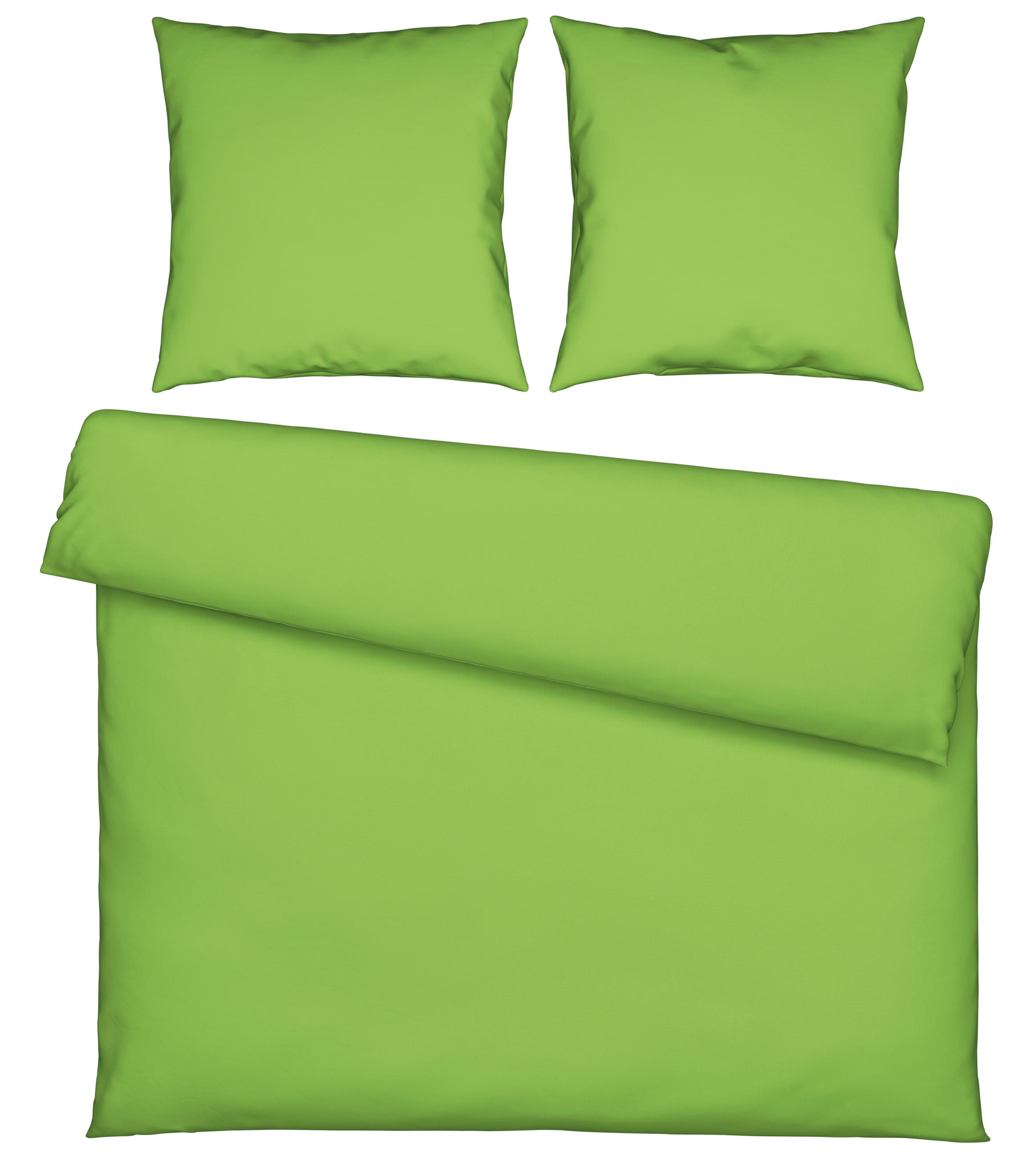 BETTWÄSCHE Renforcé 200/200 cm  - Limette, KONVENTIONELL, Textil (200/200cm) - Bio:Vio