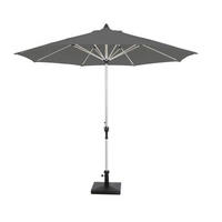 SONNENSCHIRM 270 cm   - Platinfarben/Anthrazit, Basics, Textil/Metall (270cm) - Gardenson