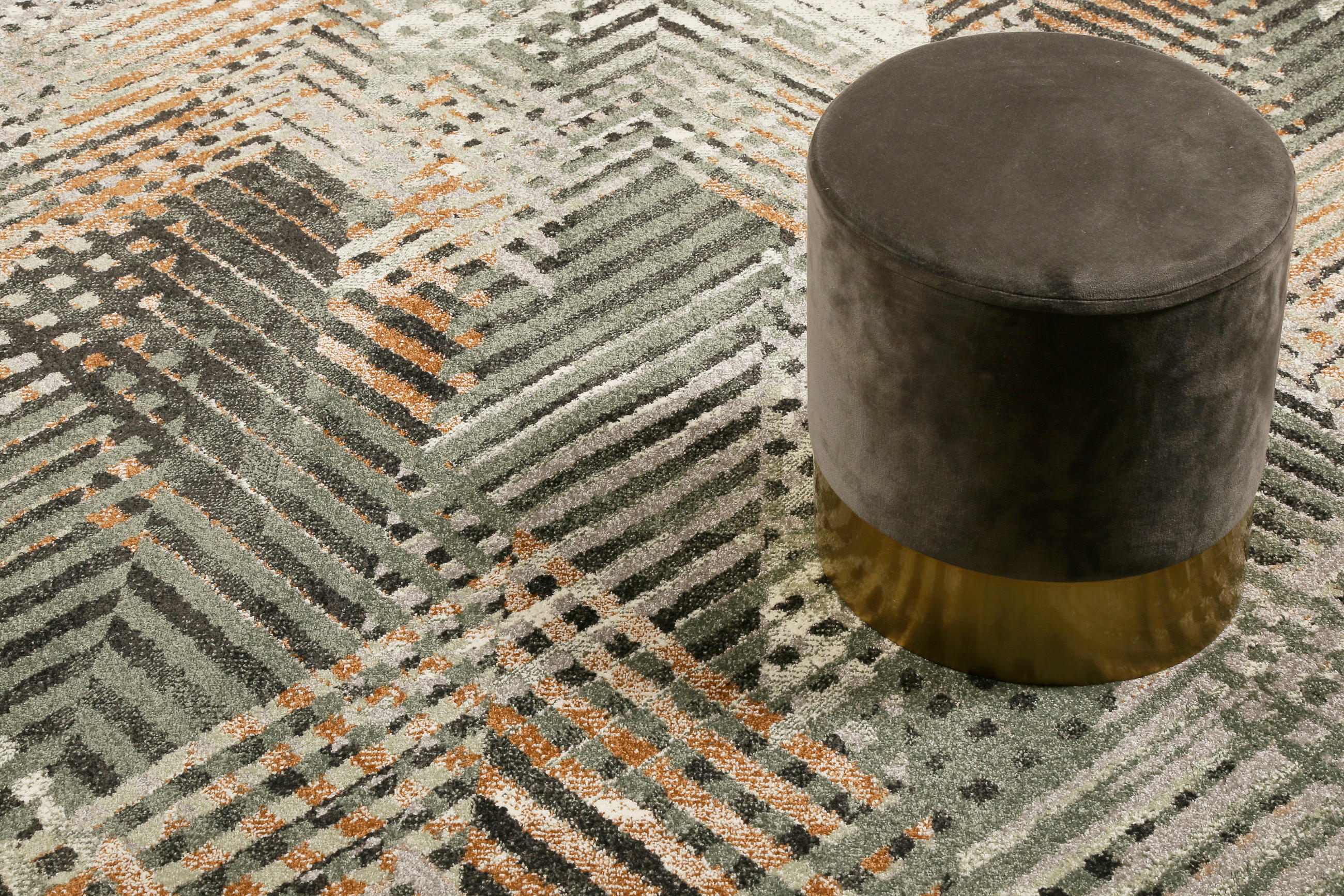 WEBTEPPICH 80/150 cm Vario Grün  - Grün, KONVENTIONELL, Textil (80/150cm) - Esprit