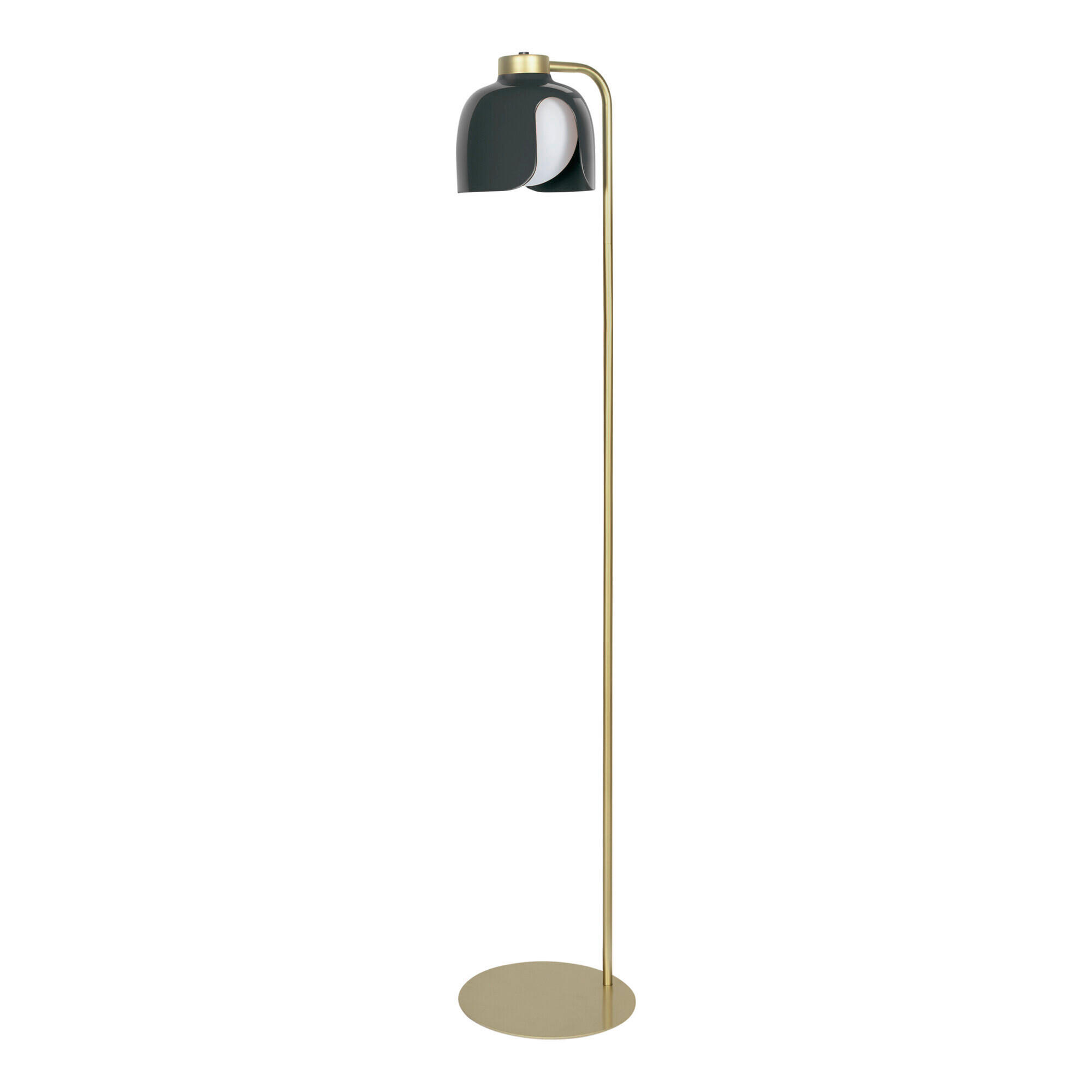 STEHLEUCHTE 27/141 cm    - Schwarz, Basics, Glas/Metall (27/141cm) - Osram