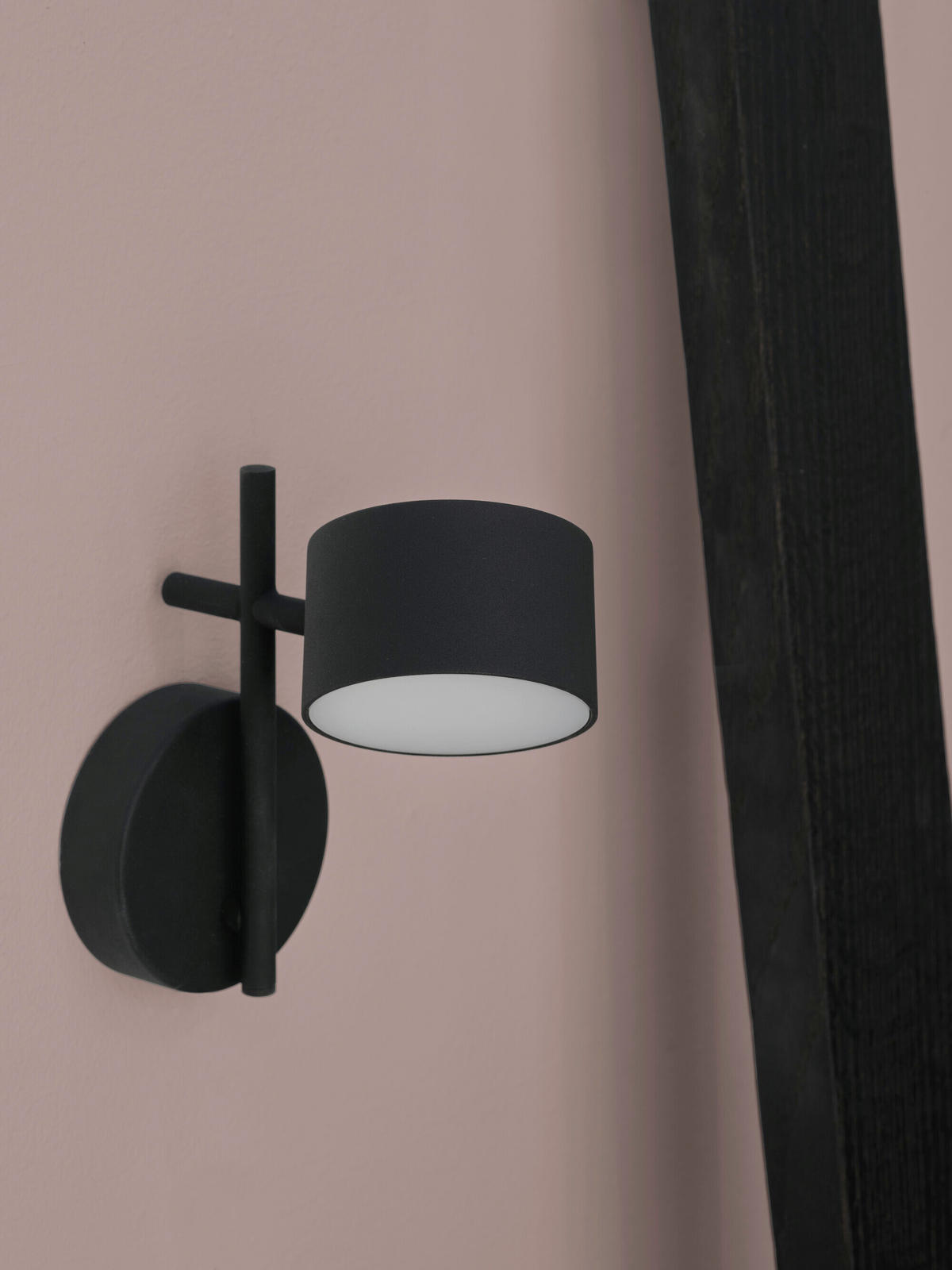 LED-WANDLEUCHTE 11/19/19,5 cm   - Schwarz, Basics, Kunststoff/Metall (11/19/19,5cm) - Osram