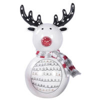 Ren Decorativ Xmassale - alb/negru, Lifestyle, ceramică/textil (13,8/23,7/11,6cm) - X-Mas