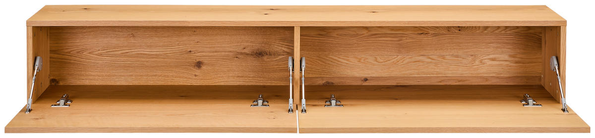 NÍZKA KOMODA, dub, prírodná farba,  - prírodná farba, Design, drevo/kompozitné drevo (180/33/30cm) - MID.YOU