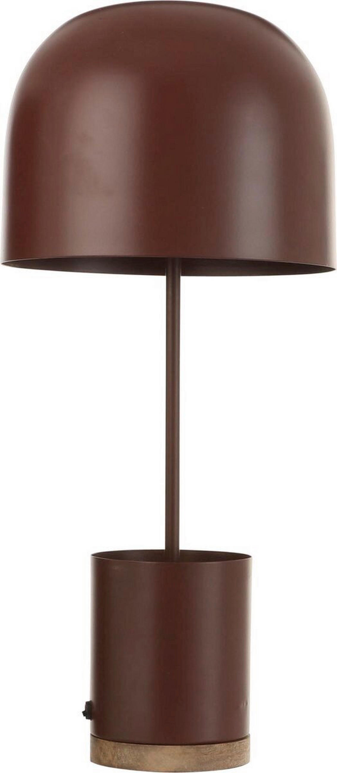 NAMIZNA LED-SVETILKA        20,5/47 cm       - temno rdeča, Basics, kovina (20,5/47cm)