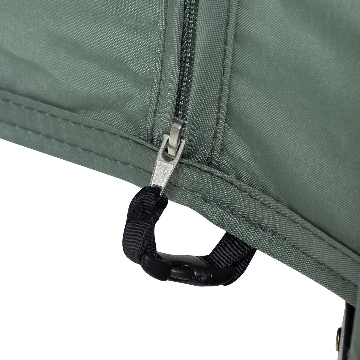 REISEBETT   - Dunkelgrün/Grün, Basics, Kunststoff/Textil (126/65/75cm)