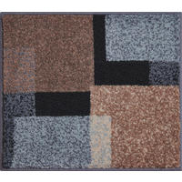 BIDET-VORLEGER Grau, Schwarz, Taupe 50/60 cm  - Taupe/Schwarz, Basics, Kunststoff/Textil (50/60cm) - Grund