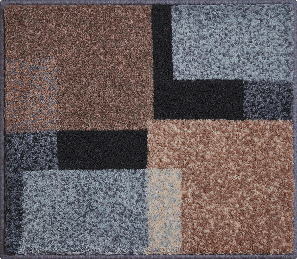 BIDET-VORLEGER Grau, Schwarz, Taupe 50/60 cm  - Taupe/Schwarz, Basics, Kunststoff/Textil (50/60cm) - Grund