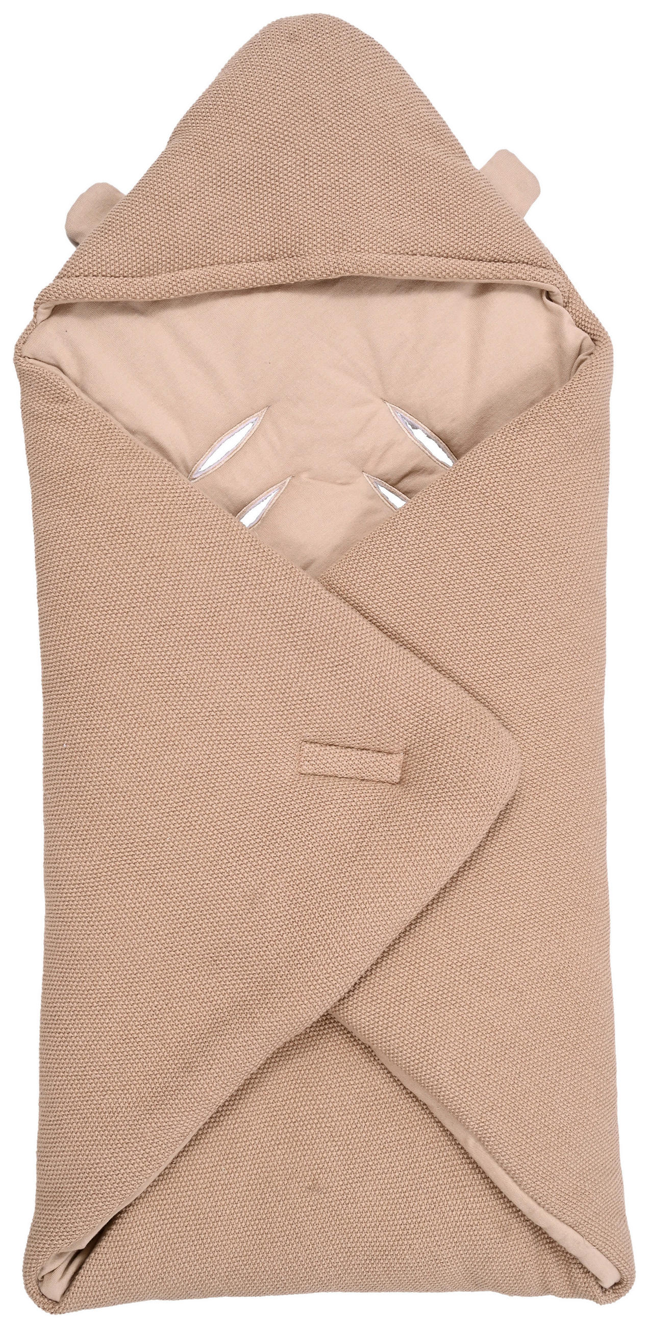 EINSCHLAGDECKE  100/110 cm  - Beige, Basics, Textil (100/110cm) - Avelia