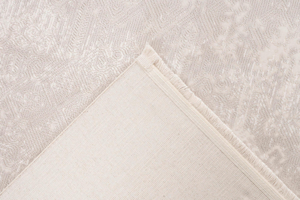 FLACHWEBETEPPICH 160/230 cm Venezia Silberfarben  - Silberfarben, LIFESTYLE, Textil (160/230cm) - Batucci