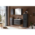 MIDISCHRANK 40/135/35 cm - Eichefarben/Schwarz, KONVENTIONELL, Holzwerkstoff/Kunststoff (40/135/35cm) - Xora