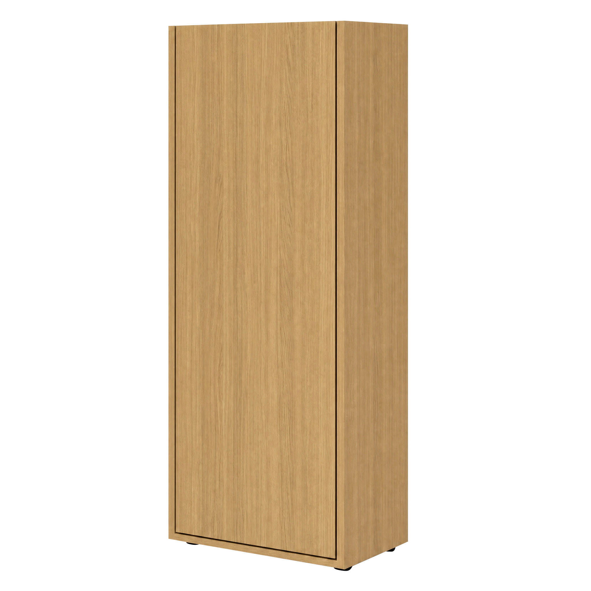 MIDISCHRANK 42/112/33 cm  - Eichefarben/Schwarz, Trend, Holzwerkstoff/Kunststoff (42/112/33cm) - MID.YOU