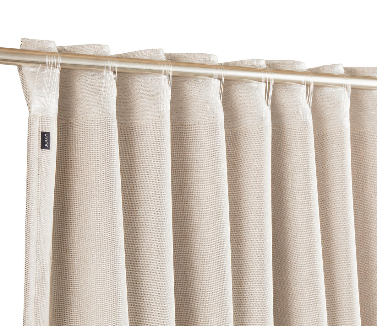 FERTIGVORHANG Verdunkelung  - Beige/Naturfarben, Design, Textil (130/250cm) - Joop!