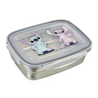 BROTDOSE - Rosa/Hellblau, Basics, Metall (17/6/12,5cm) - Disney