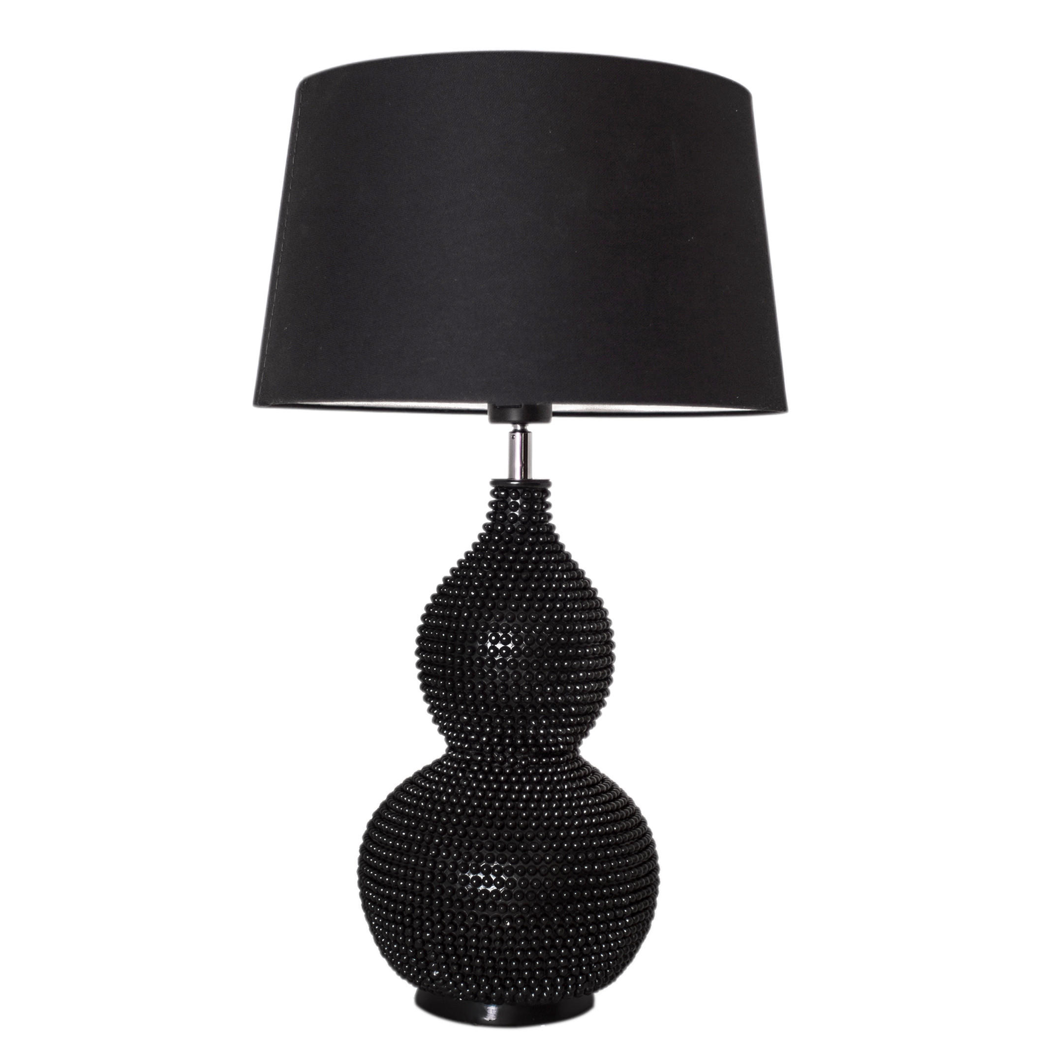 STOLNÍ LAMPA, E27, 33/56,5 cm  - černá, Design, textil/plast (33/56,5cm) - By Rydéns