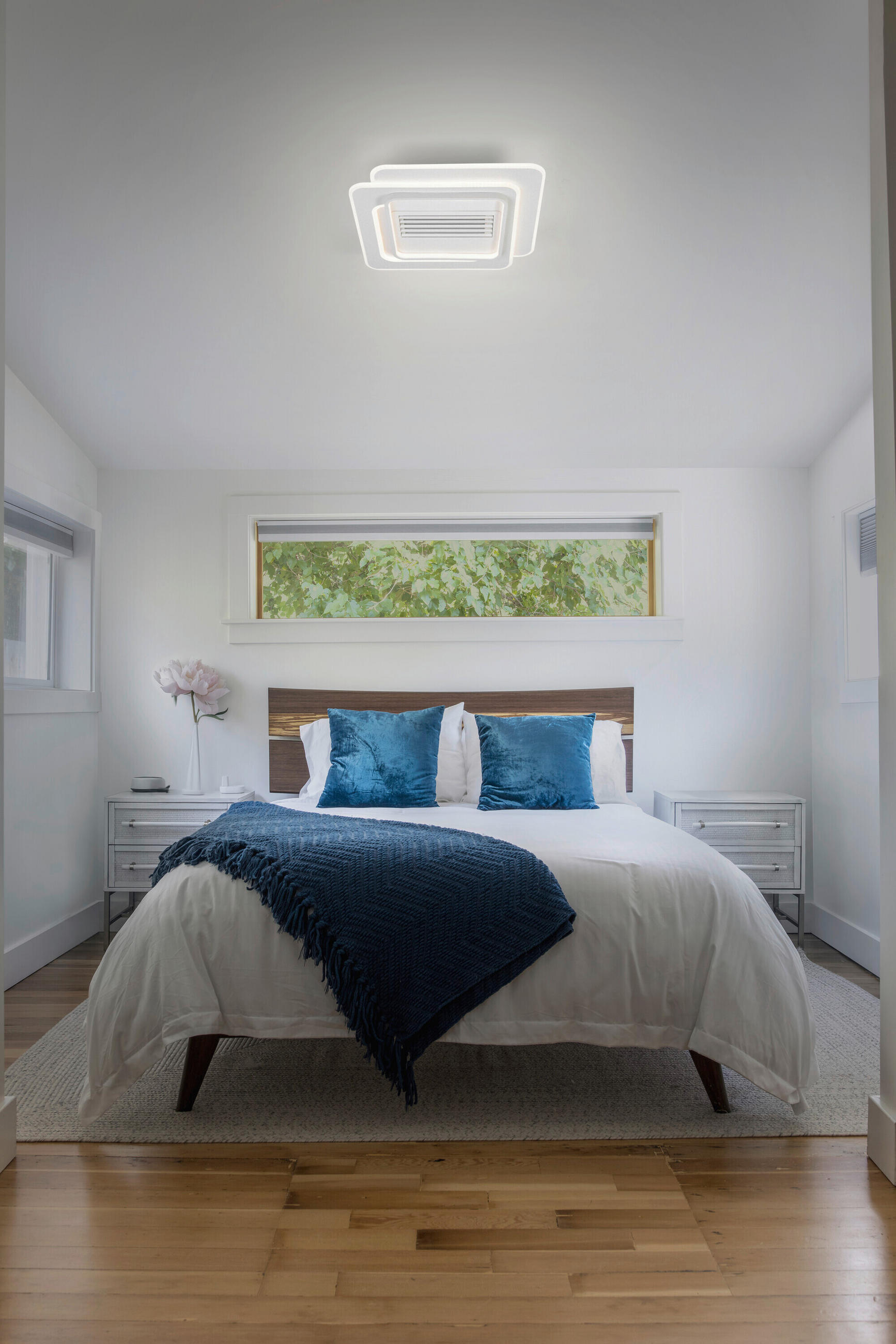 LED-DECKENLEUCHTE 55,3/55,3/15,7 cm   - Weiß, Design, Kunststoff/Metall (55,3/55,3/15,7cm) - Osram