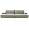BIGSOFA  in Cord Graubraun  - Graubraun/Schwarz, Design, Textil/Metall (296/83/177cm) - Dieter Knoll