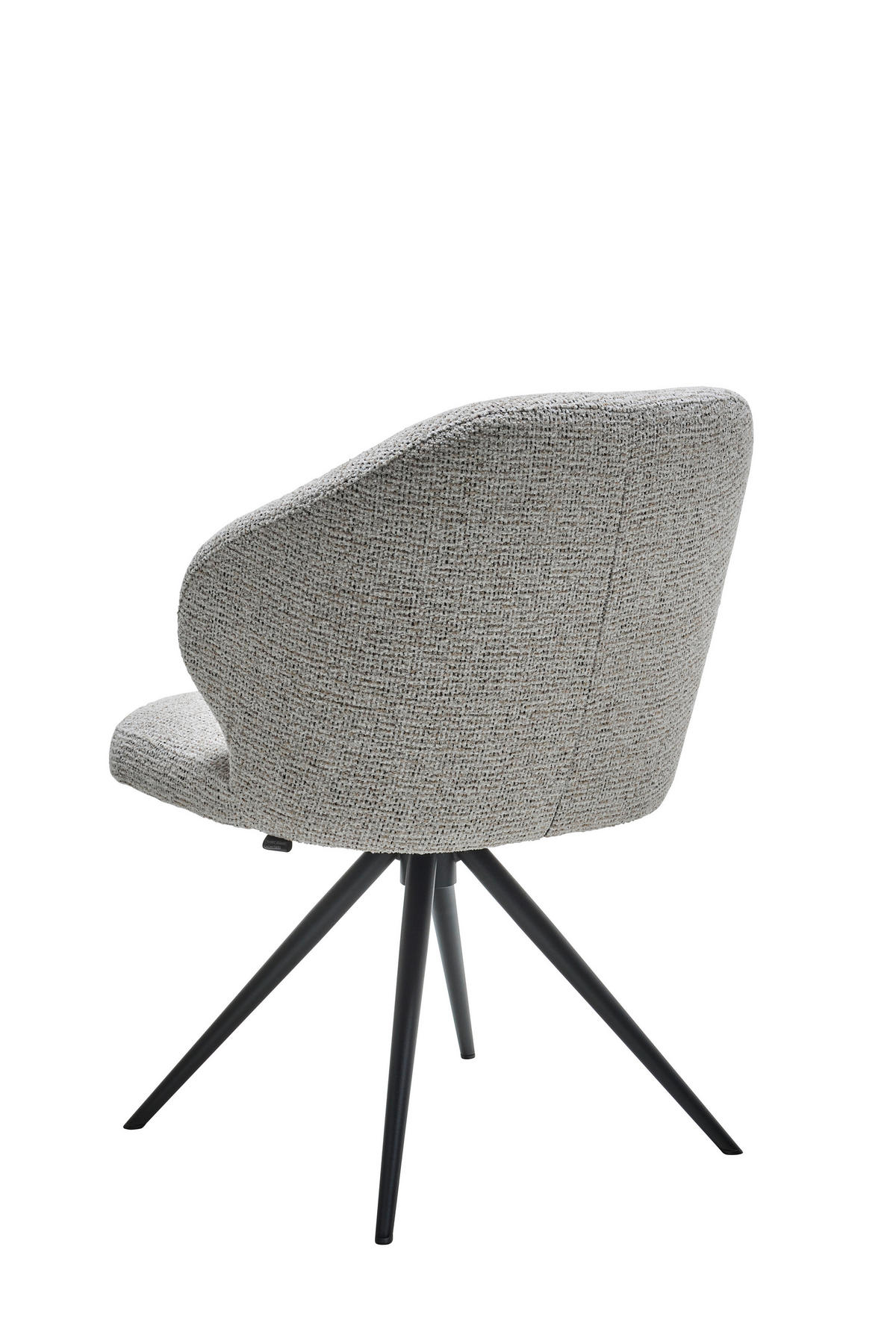 STUHL  in Bouclé Textil  - Beige/Creme, Design, Textil/Metall (61/84/61cm) - Dieter Knoll