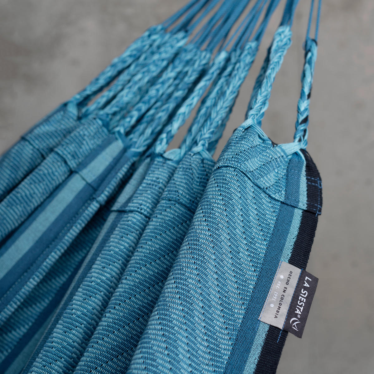 HÄNGEMATTE Blau  - Blau, KONVENTIONELL, Textil (180/400cm) - La Siesta