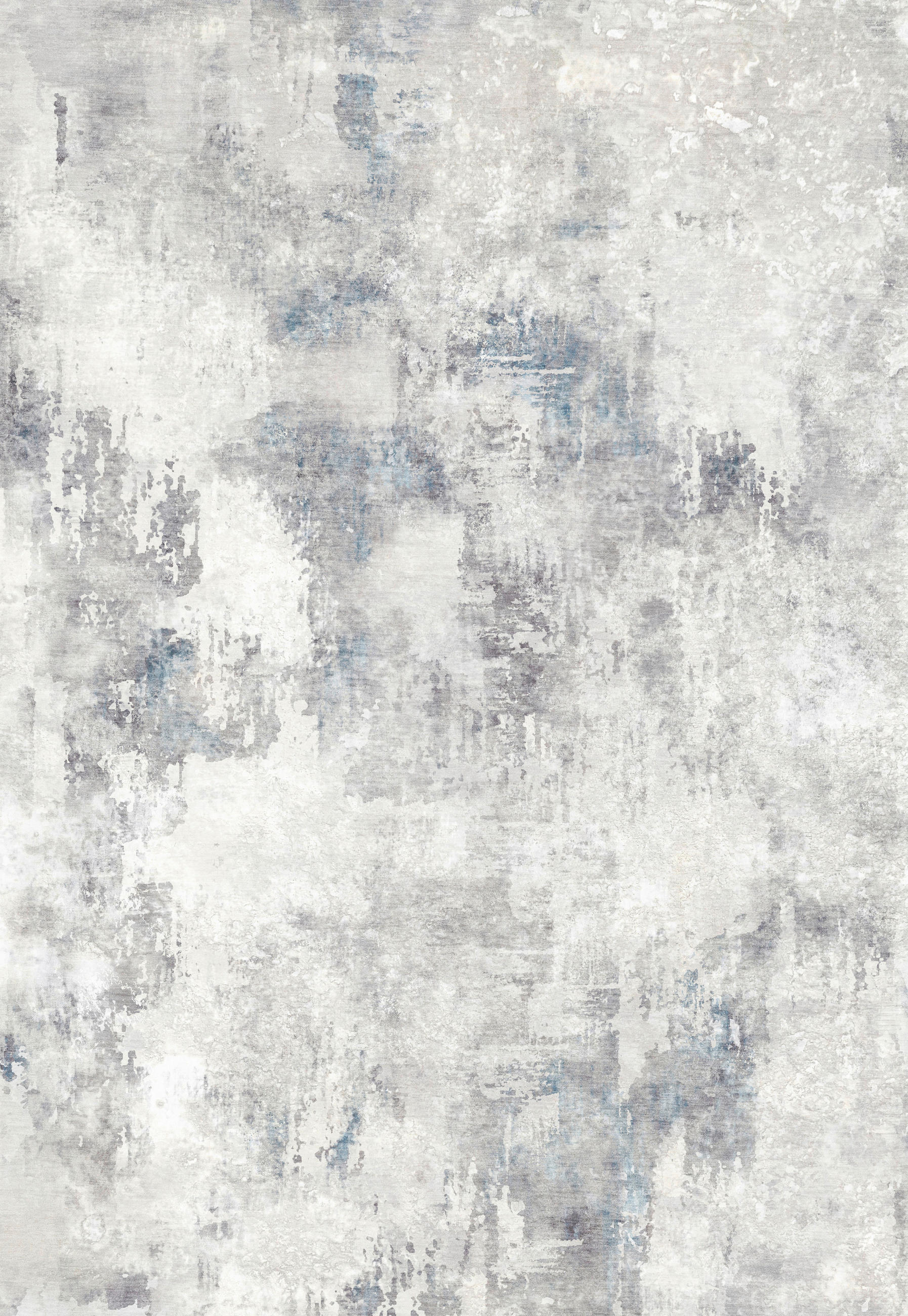 VINTAGE-TEPPICH 80/150 cm ONDEA JORG Grauweiß, Pastellblau, Hellgrau  - Pastellblau/Grauweiß, Basics, Kunststoff/Textil (80/150cm) - Lindorug