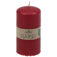 STUMPENKERZE  - Rot, Basics, Naturmaterialien (5,7/11,0cm) - Steinhart