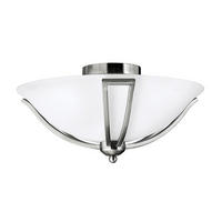 STROPNÉ SVIETIDLO, 42.5/20.3 cm  - niklová, Basics, kov/sklo (42.5/20.3cm) - Elstead Lighting