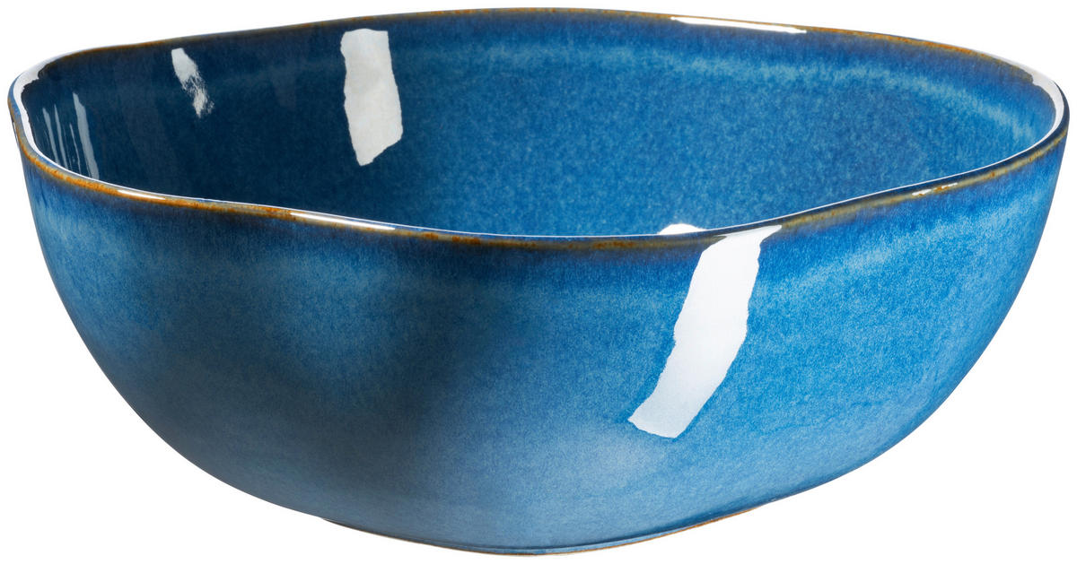 SCHÜSSEL Cordelia   - Blau, Trend, Keramik (28/10cm) - Mäser